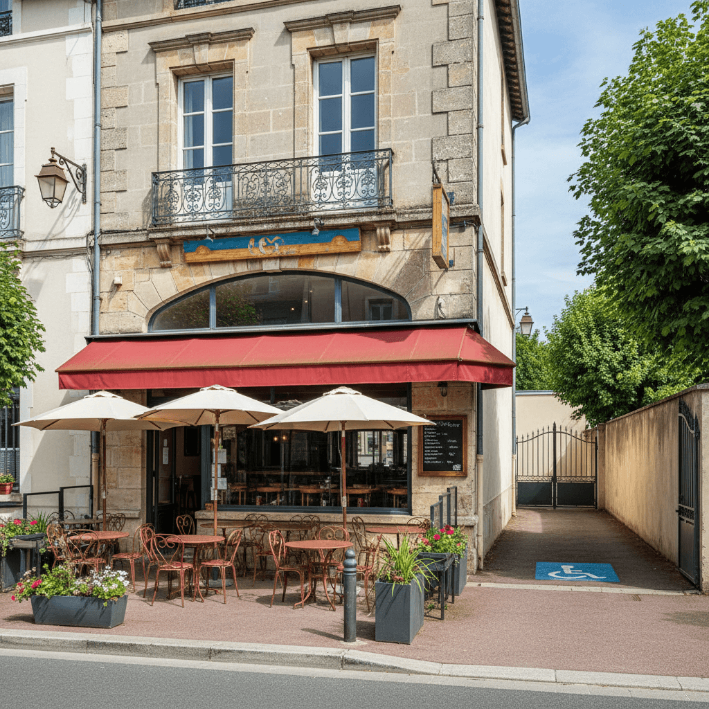 Restaurant 200m² à Châtellerault : terrasse - licence IV - Image 1