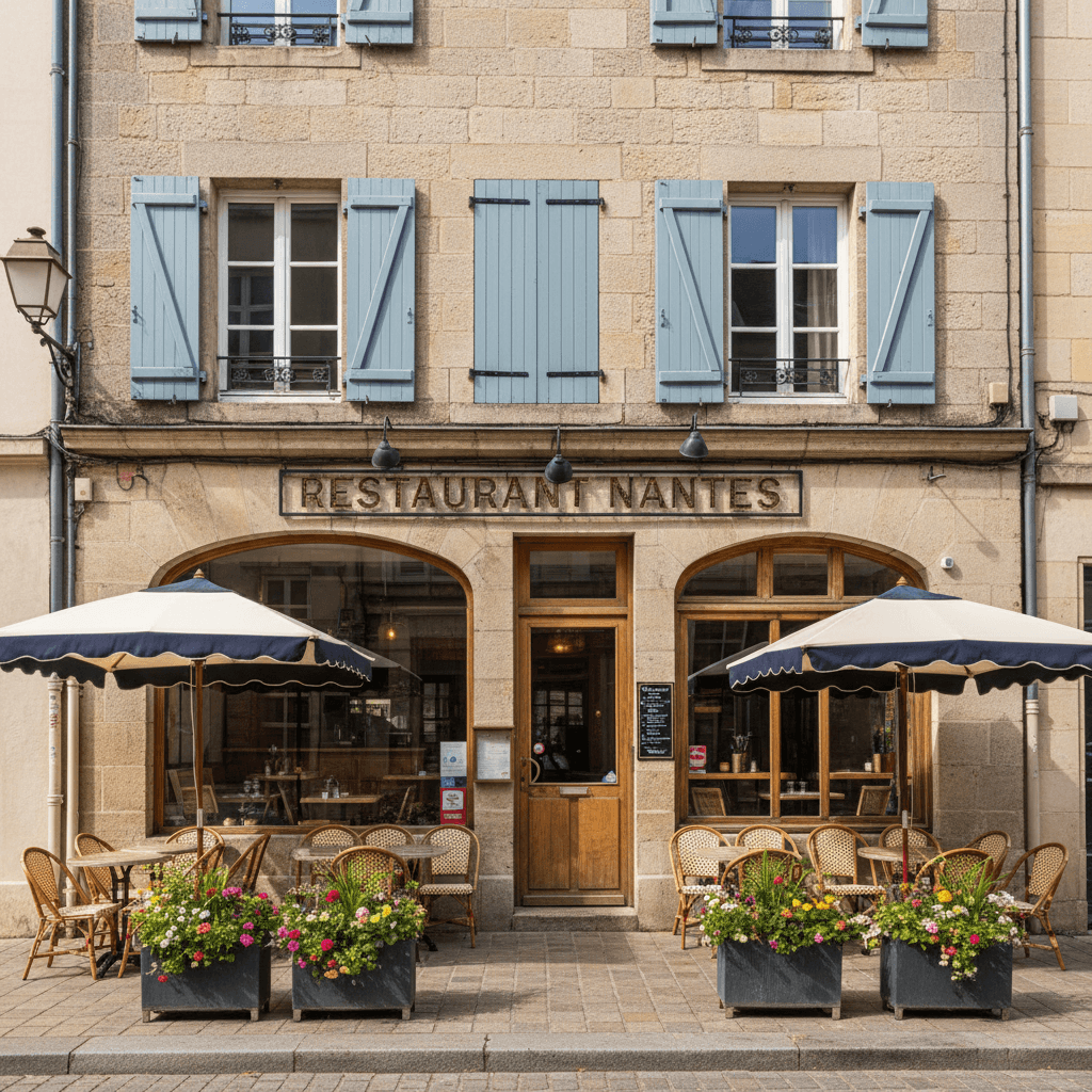 Restaurant 150m² à Nantes : terrasse - extraction - Image 1