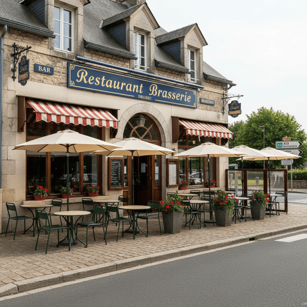 Bar-brasserie 200m² à Drubec : terrasse - licence IV - Image 1