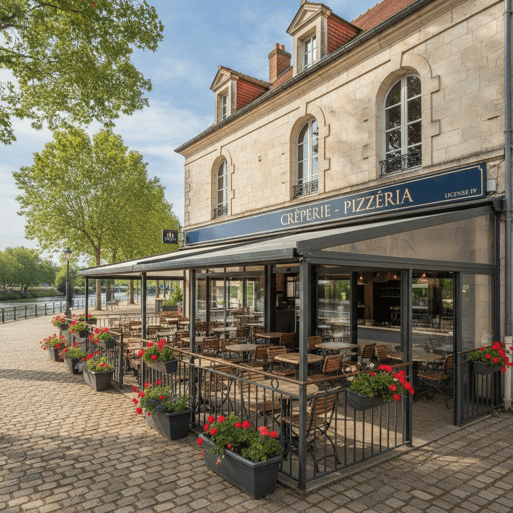 Restaurant 100m² à La Roche-Sur-Yon : terrasse - licence IV - Image 1