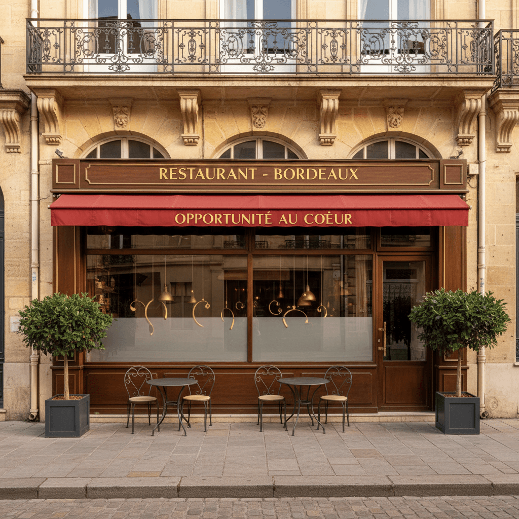 Restaurant 330m² à Bordeaux : terrasse - licence IV