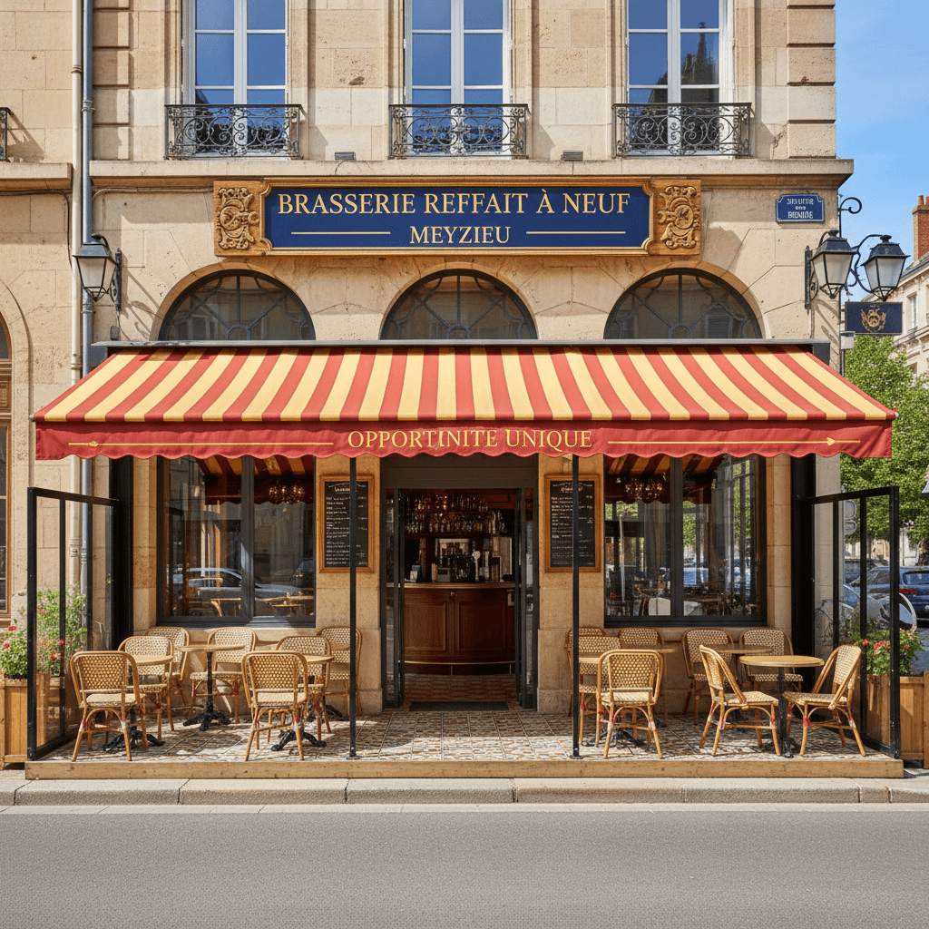 Bar-brasserie 250m² à Meyzieu : terrasse - licence IV - Image 1