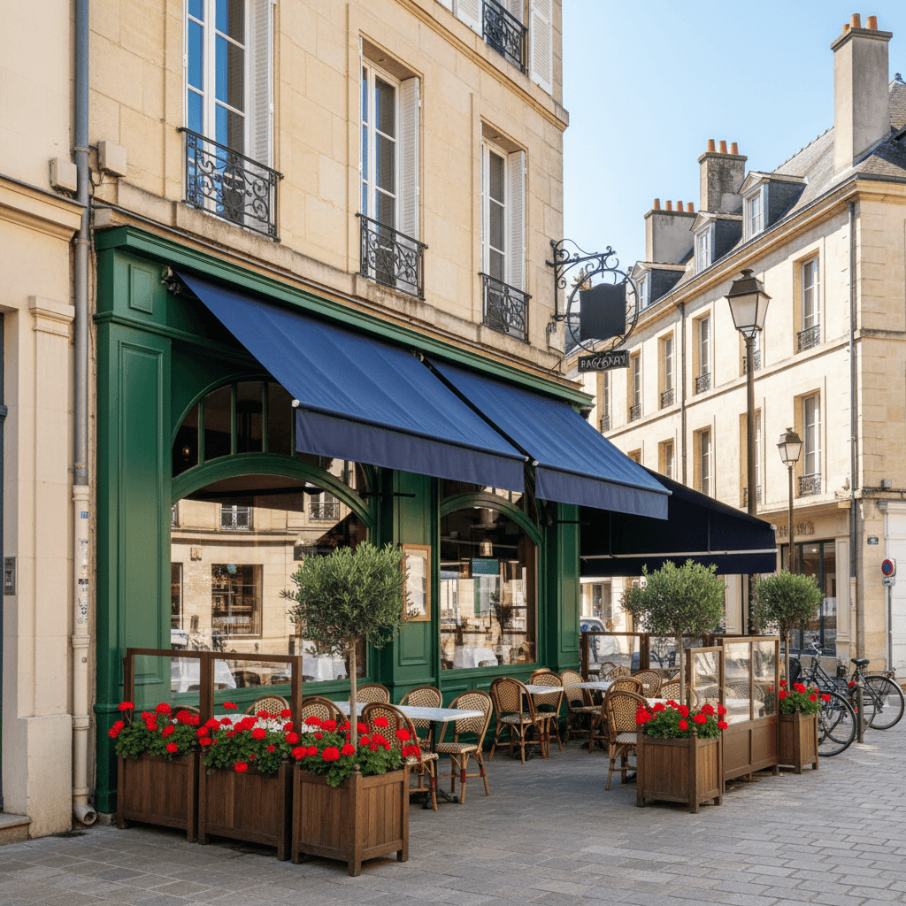 Restaurant 400m² à La Roche-Sur-Yon : terrasse - extraction - Image 1