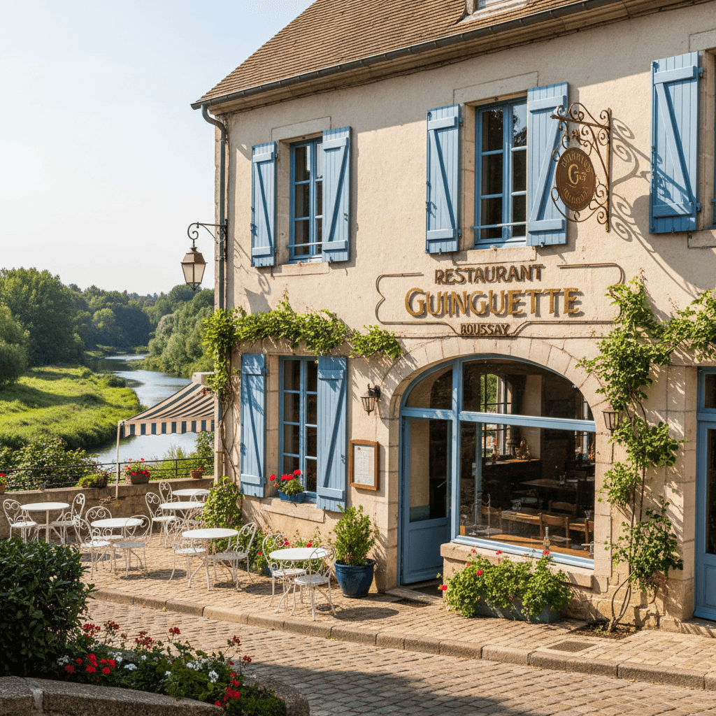 Restaurant 45m² à Boussay : terrasse - licence IV - Image 1