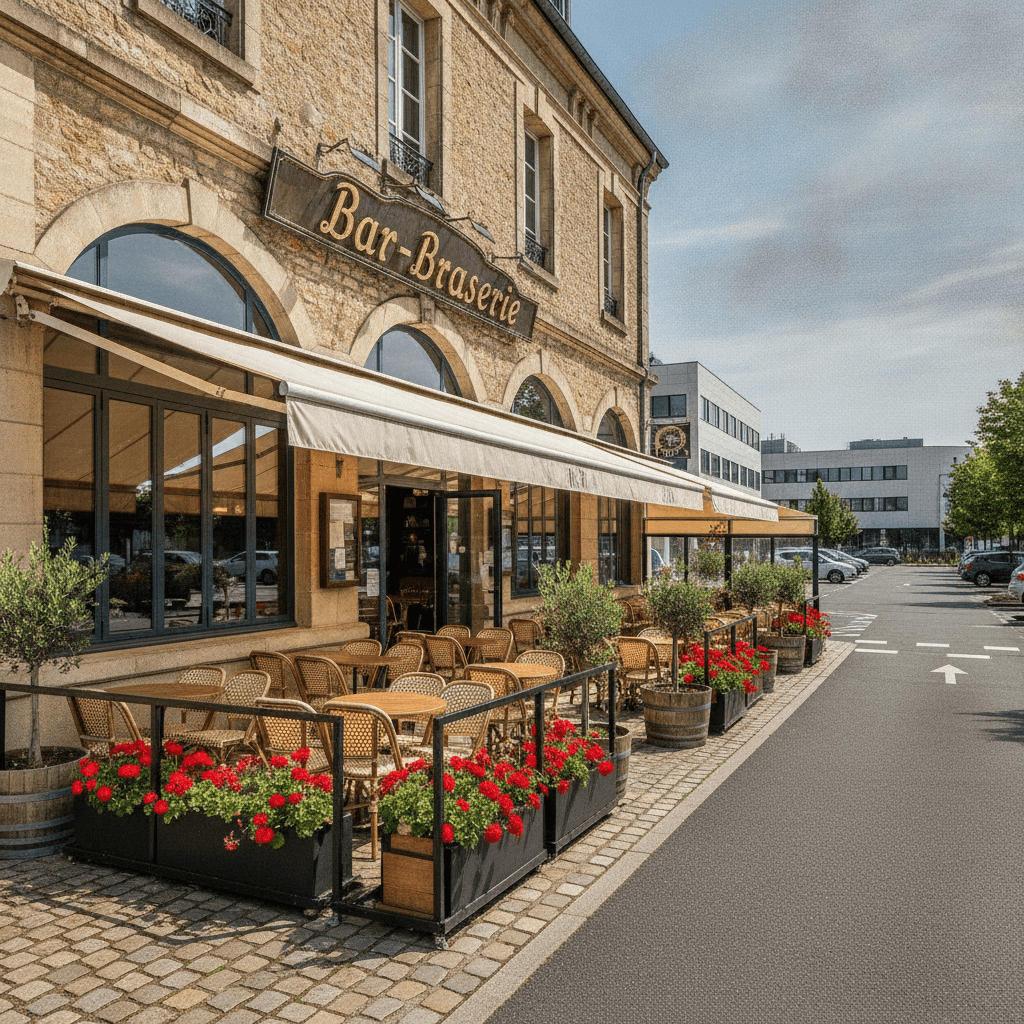 Bar-brasserie à Caen : terrasse - licence IV - Image 1