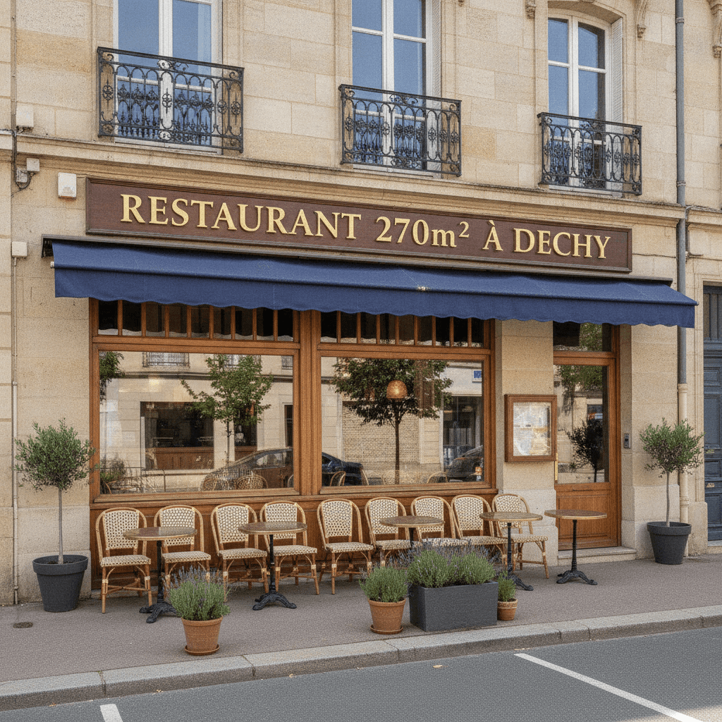 Restaurant 270m² à Dechy : terrasse - licence IV - Image 1