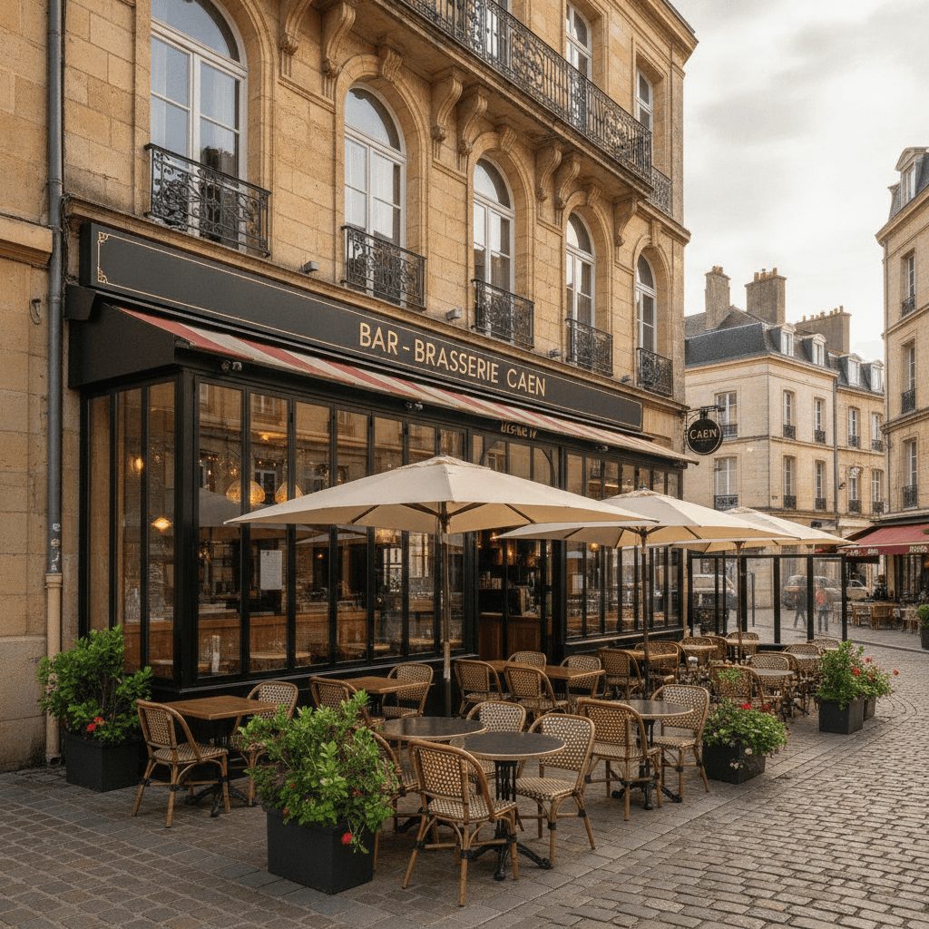 Bar-brasserie à Caen : terrasse - licence IV - Image 1