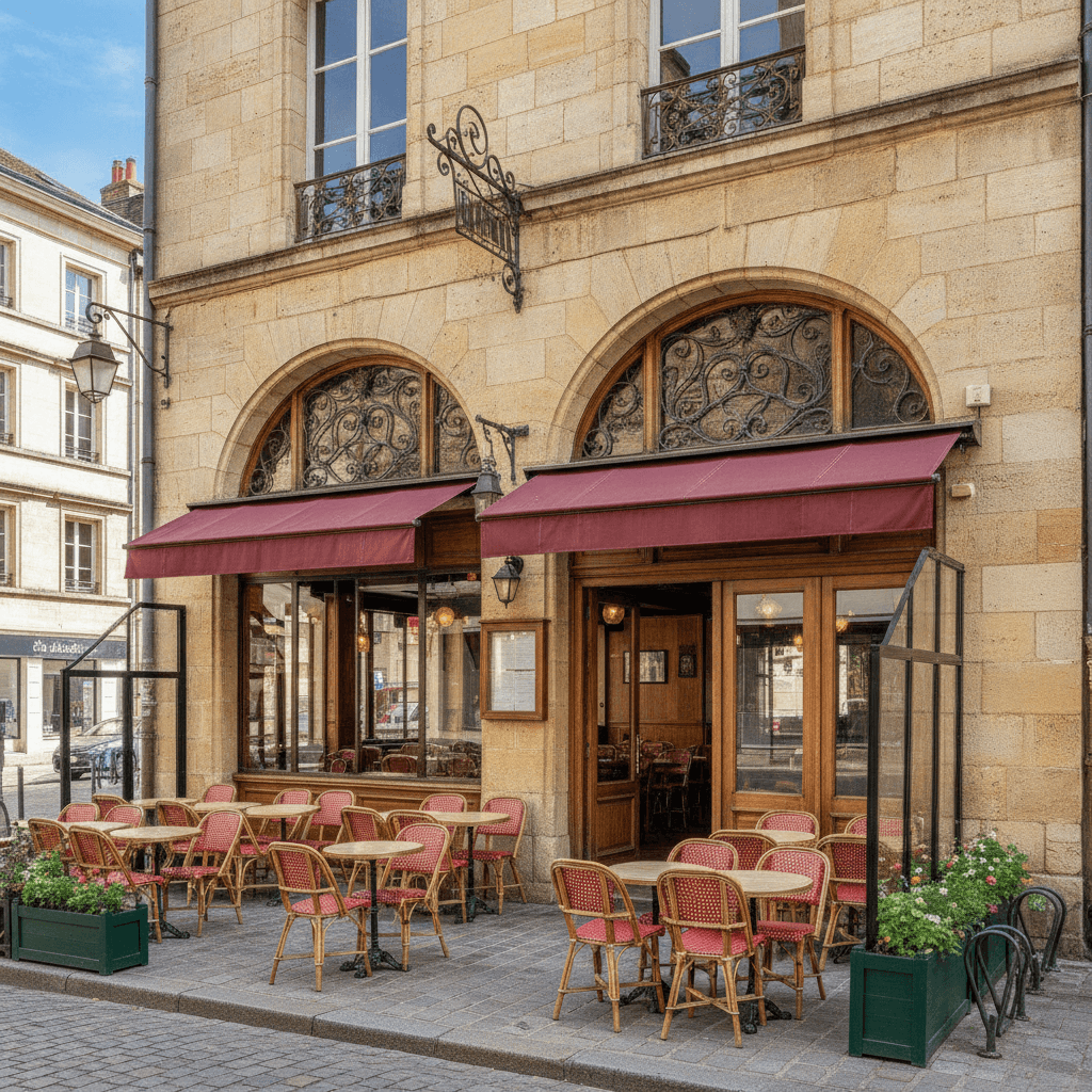 Bar-brasserie 90m² à Dijon : terrasse - licence IV