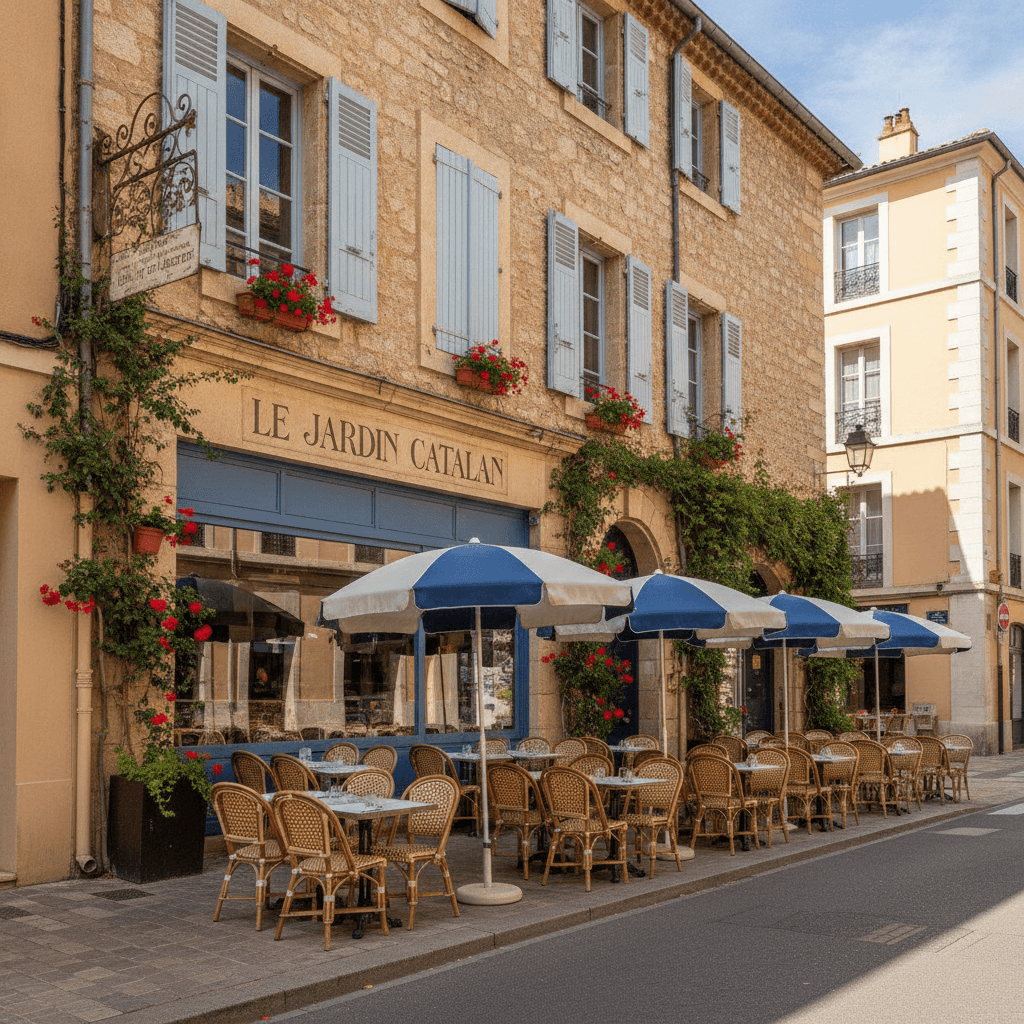 Restaurant 50m² à Perpignan : terrasse