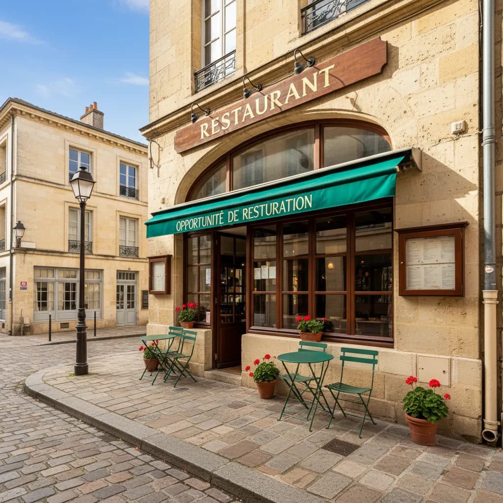 Restaurant à Bordeaux : terrasse - licence IV - Image 1