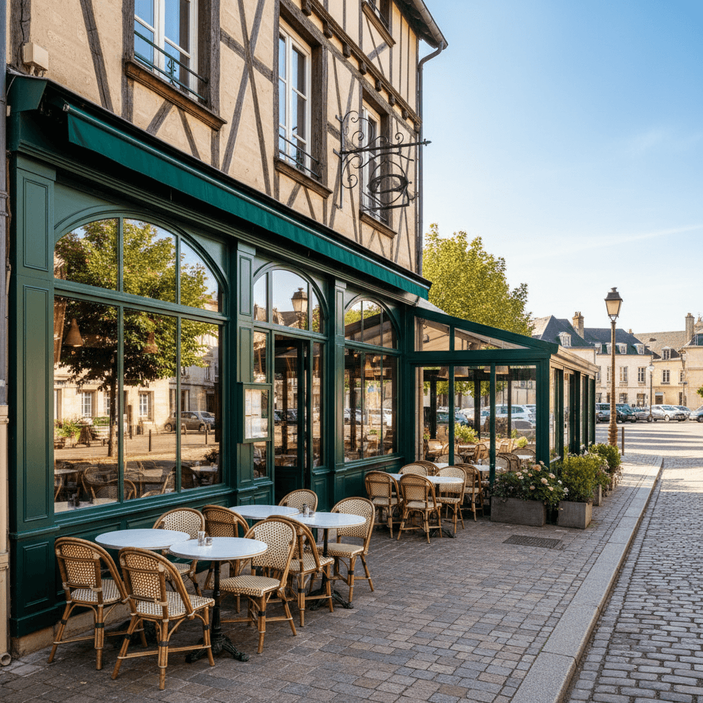 Restaurant à Nancy : terrasse - extraction - Image 1