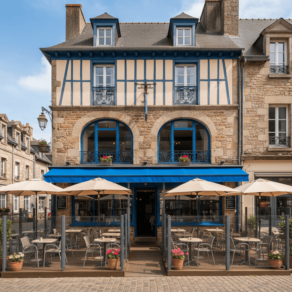 Restaurant 100m² à Vannes : terrasse - licence IV - Image 1