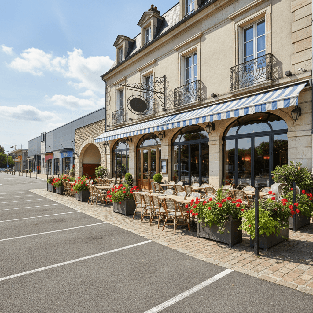 Restaurant 1000m² à Valence : terrasse - licence IV - Image 1