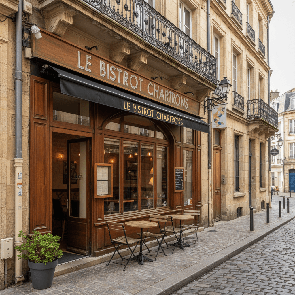 Restaurant 60m² à Bordeaux : terrasse - extraction - Image 1
