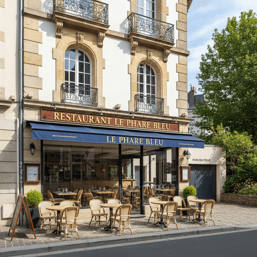 Restaurant à Granville : terrasse - licence IV - Image 1