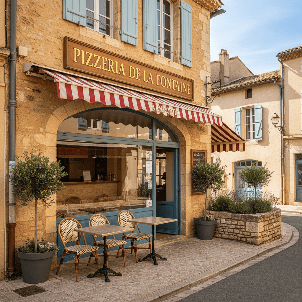 Fast-food à Pernes-Les-Fontaines : terrasse - licence IV - Image 1