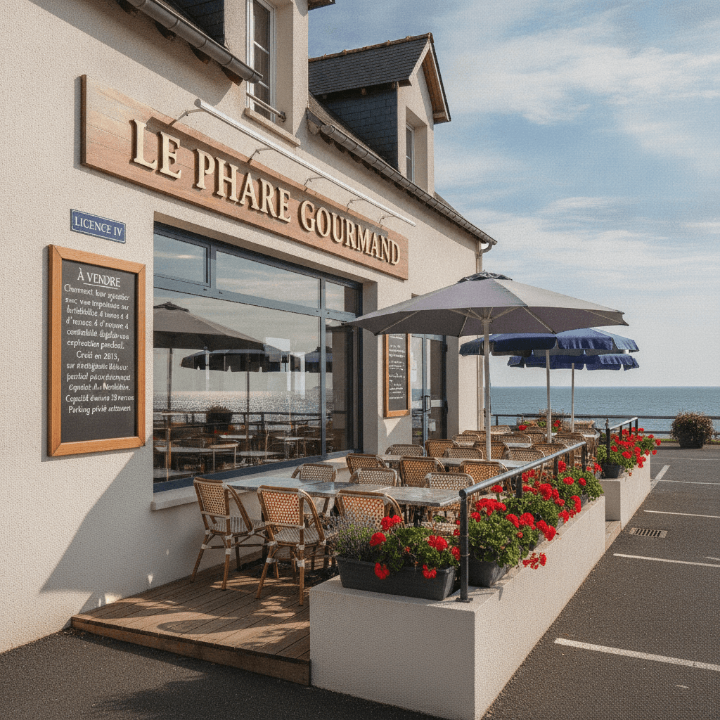 Fast-food à Lorient : terrasse - licence IV - Image 1