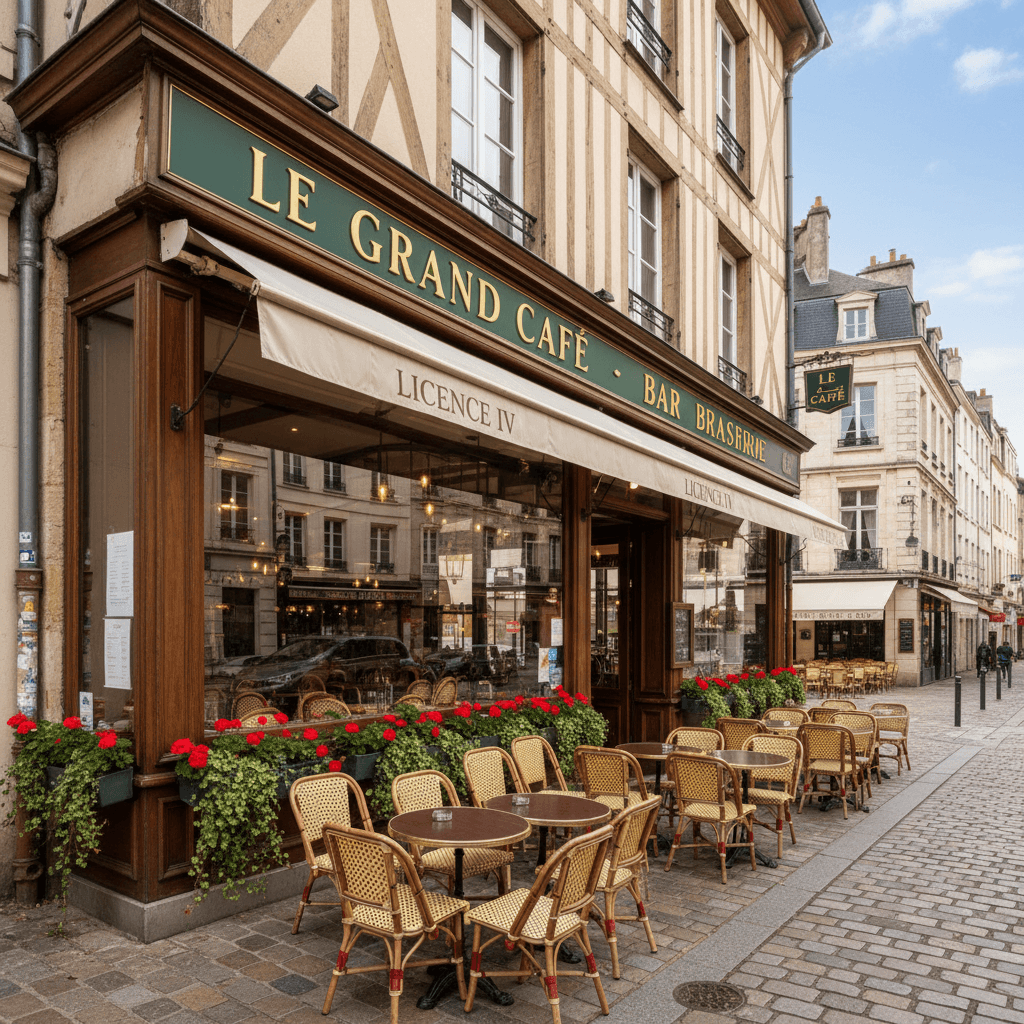 Bar-brasserie 169m² à Rouen : licence IV - extraction