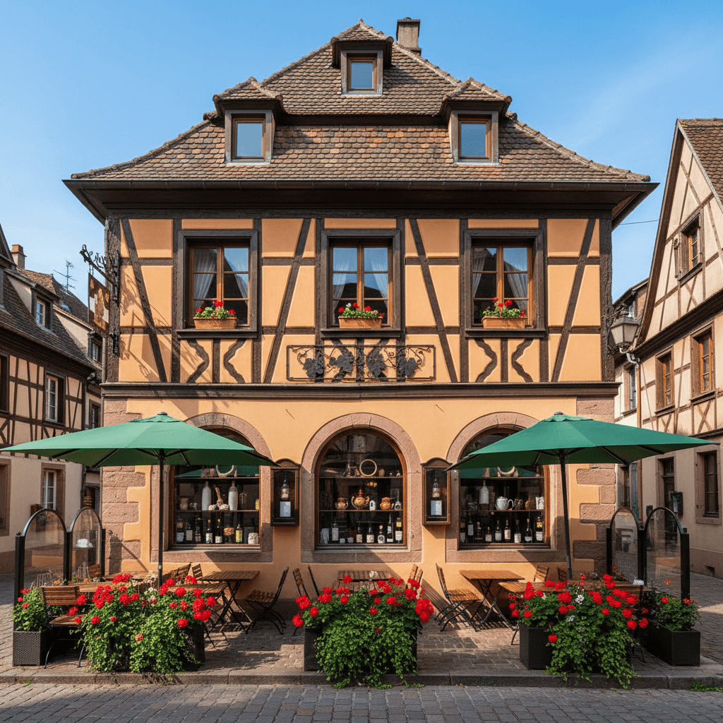 Restaurant à Colmar : terrasse - licence IV - Image 1