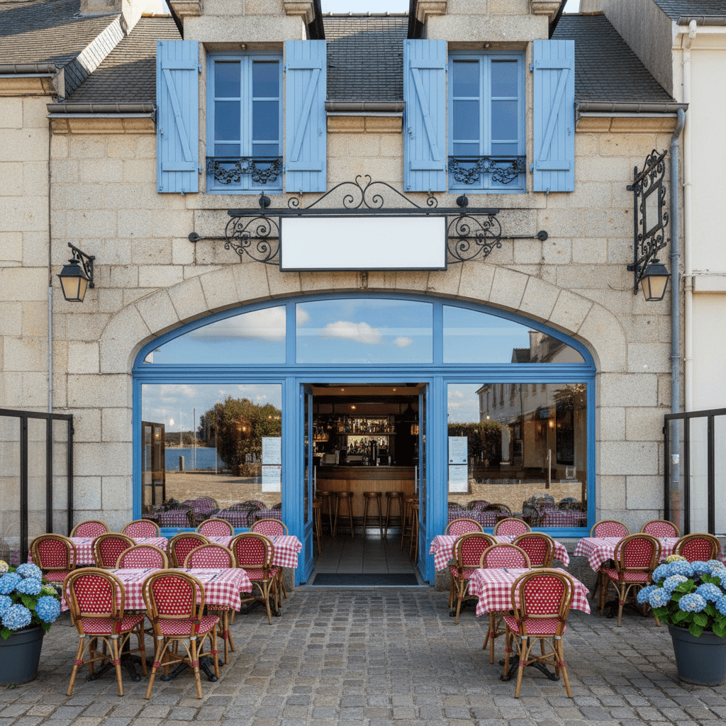 Restaurant 300m² à Bénodet : terrasse - licence IV - Image 1