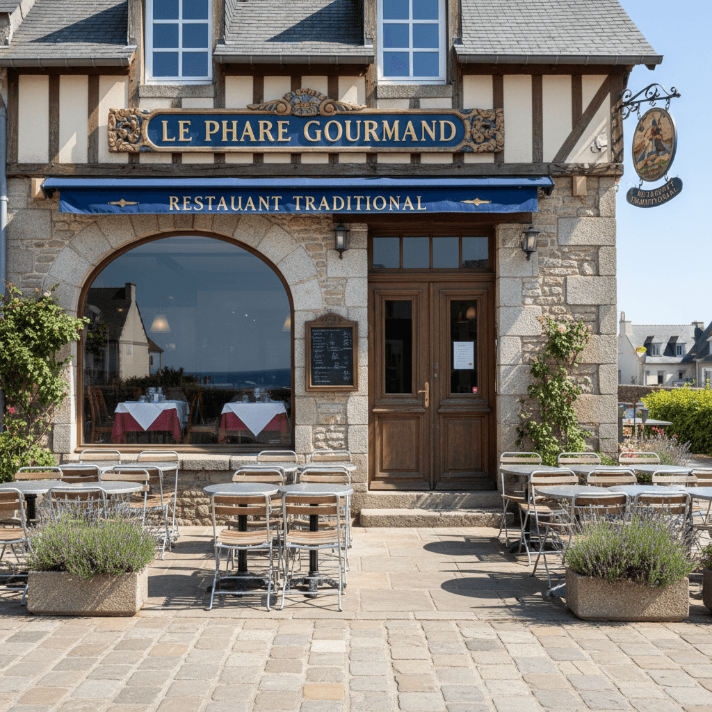 Restaurant à Sarzeau : terrasse - extraction - Image 1