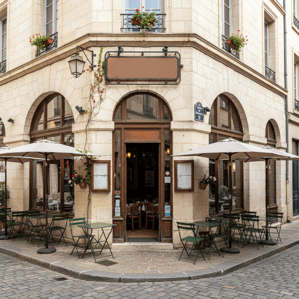 Restaurant 46 couverts à Toulouse : terrasse - extraction