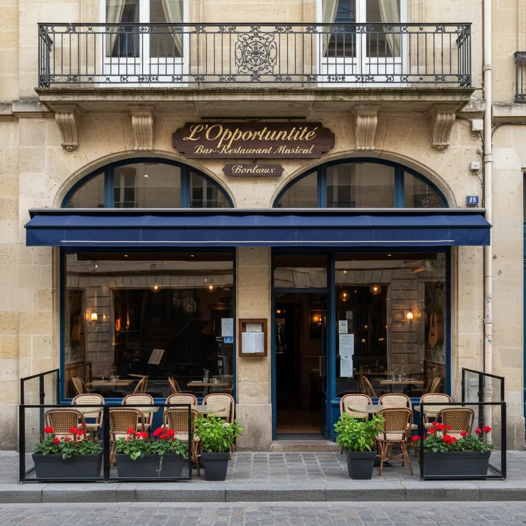 Restaurant 250m² à Bordeaux : terrasse - licence IV - Image 1