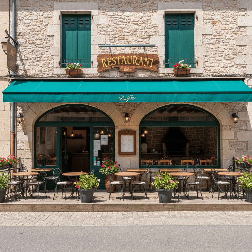 Restaurant : terrasse - licence IV - Image 1