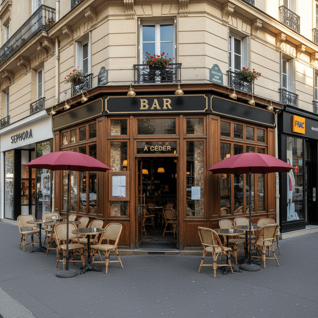 Bar 40 couverts à Paris : terrasse - licence IV