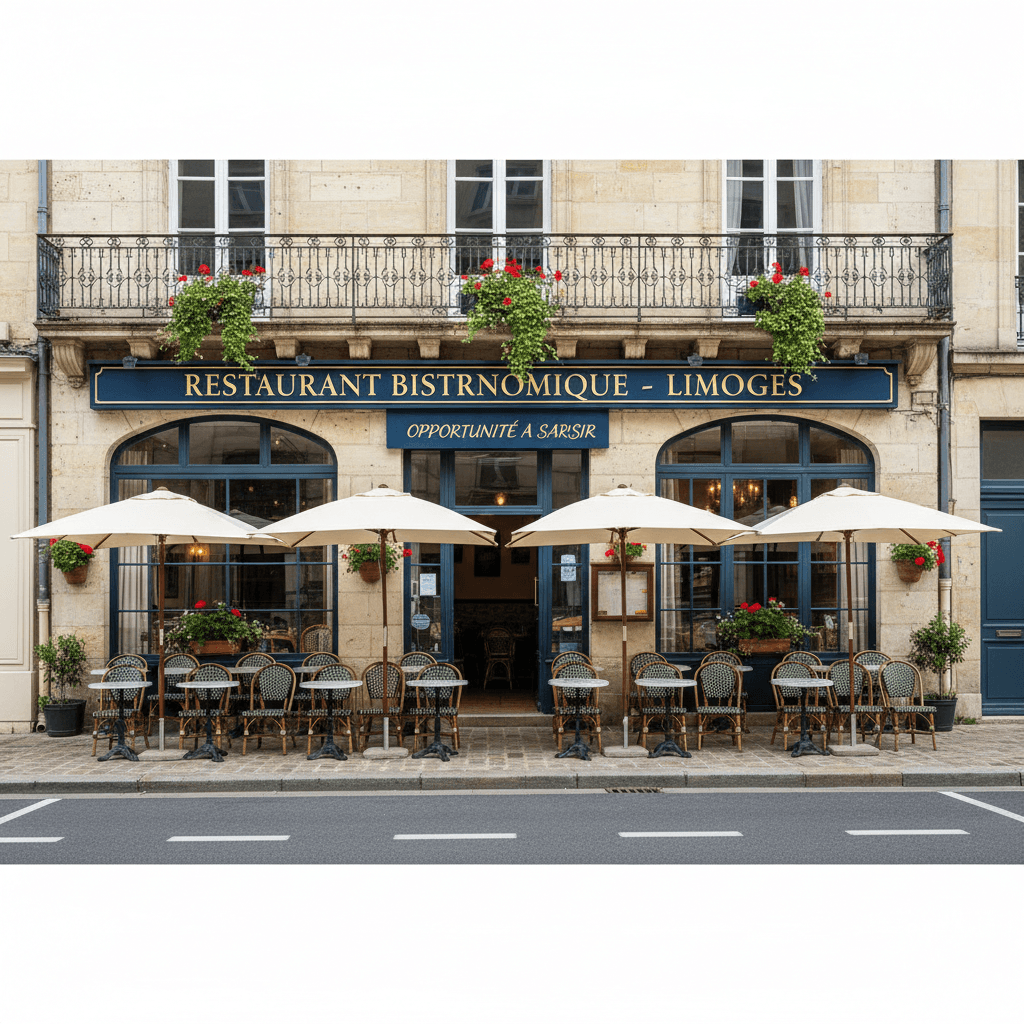 Restaurant à Limoges : terrasse - extraction - Image 1