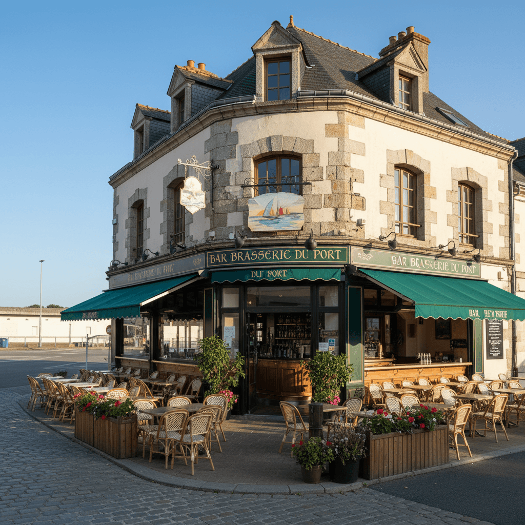 Bar-brasserie à Vannes : terrasse - licence IV - Image 1