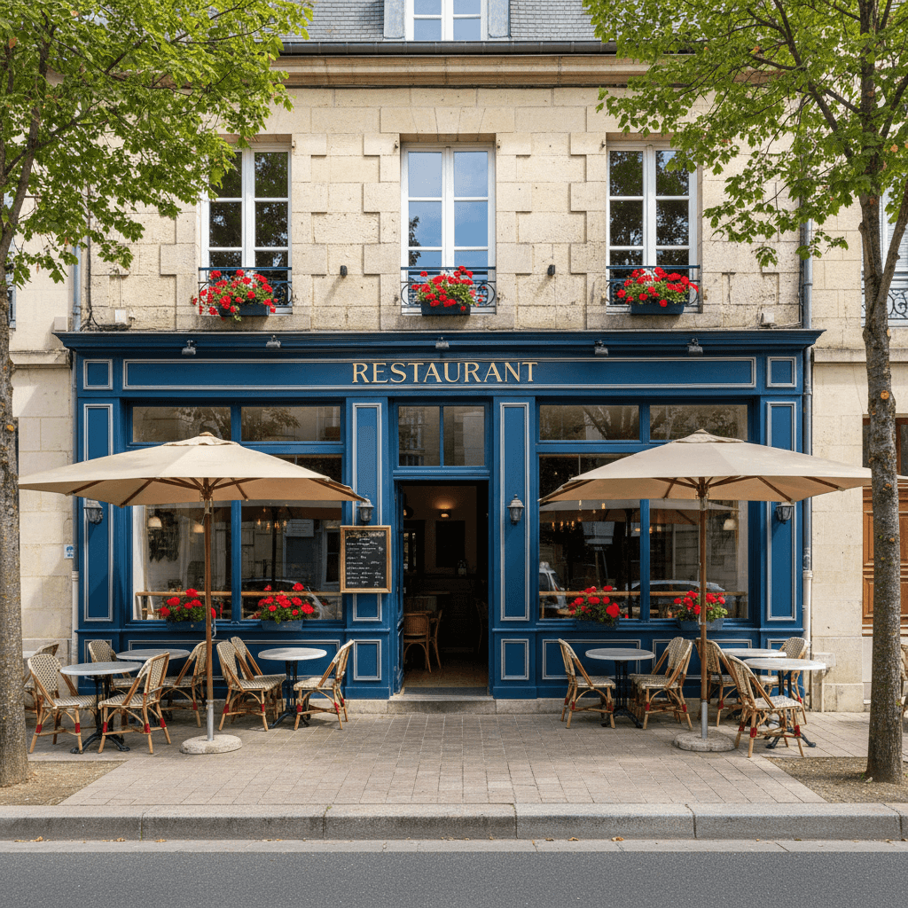 Restaurant 180m² à Bouguenais : terrasse - extraction - Image 1