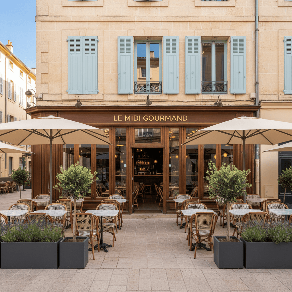 Bar-brasserie à Montpellier : terrasse - licence IV - Image 1