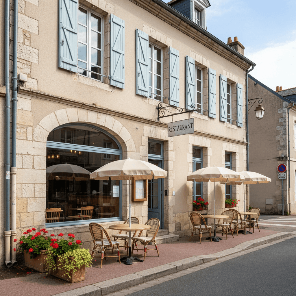 Restaurant 127m² à Crépy-En-Valois : terrasse - licence IV - Image 1