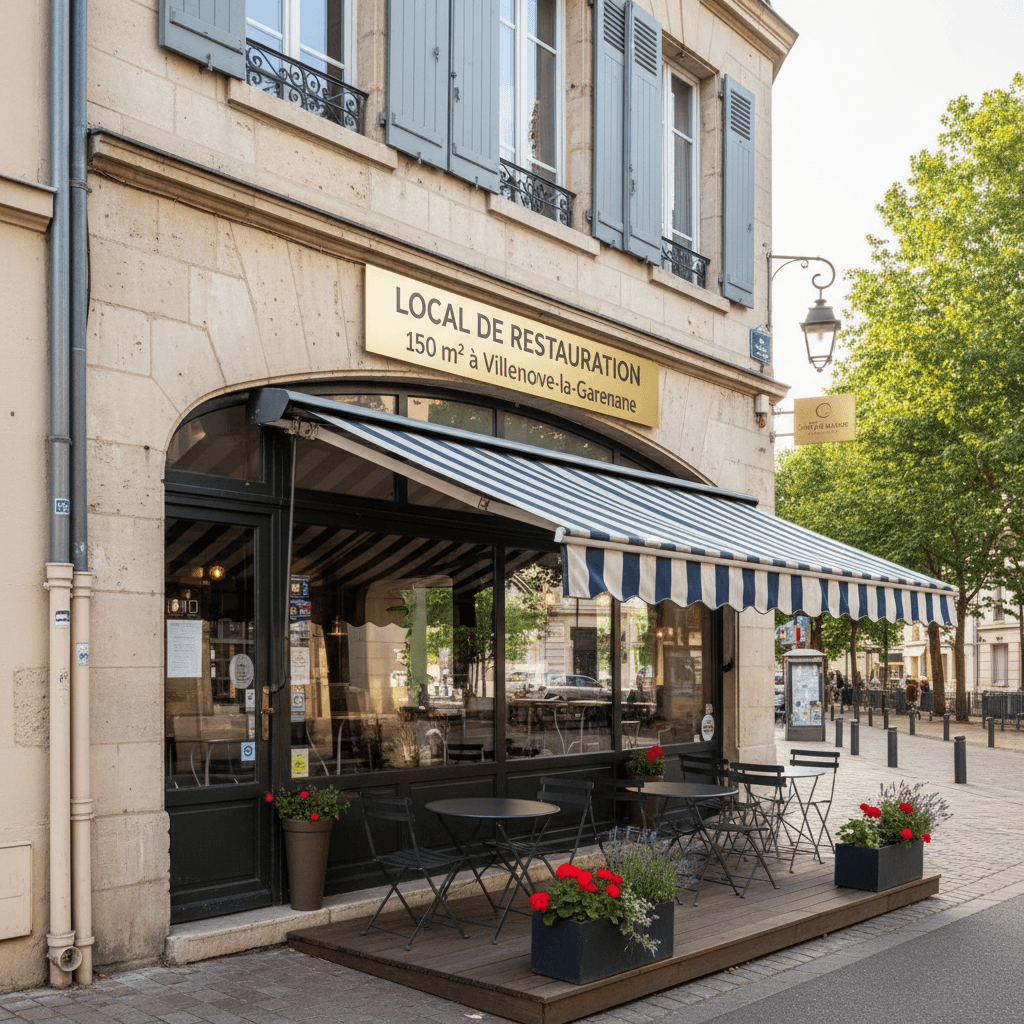 Restauration sans nuisance (Pas de conduit, réchauffage) 60 couverts à Villeneuve-la-Garenne - Image 1