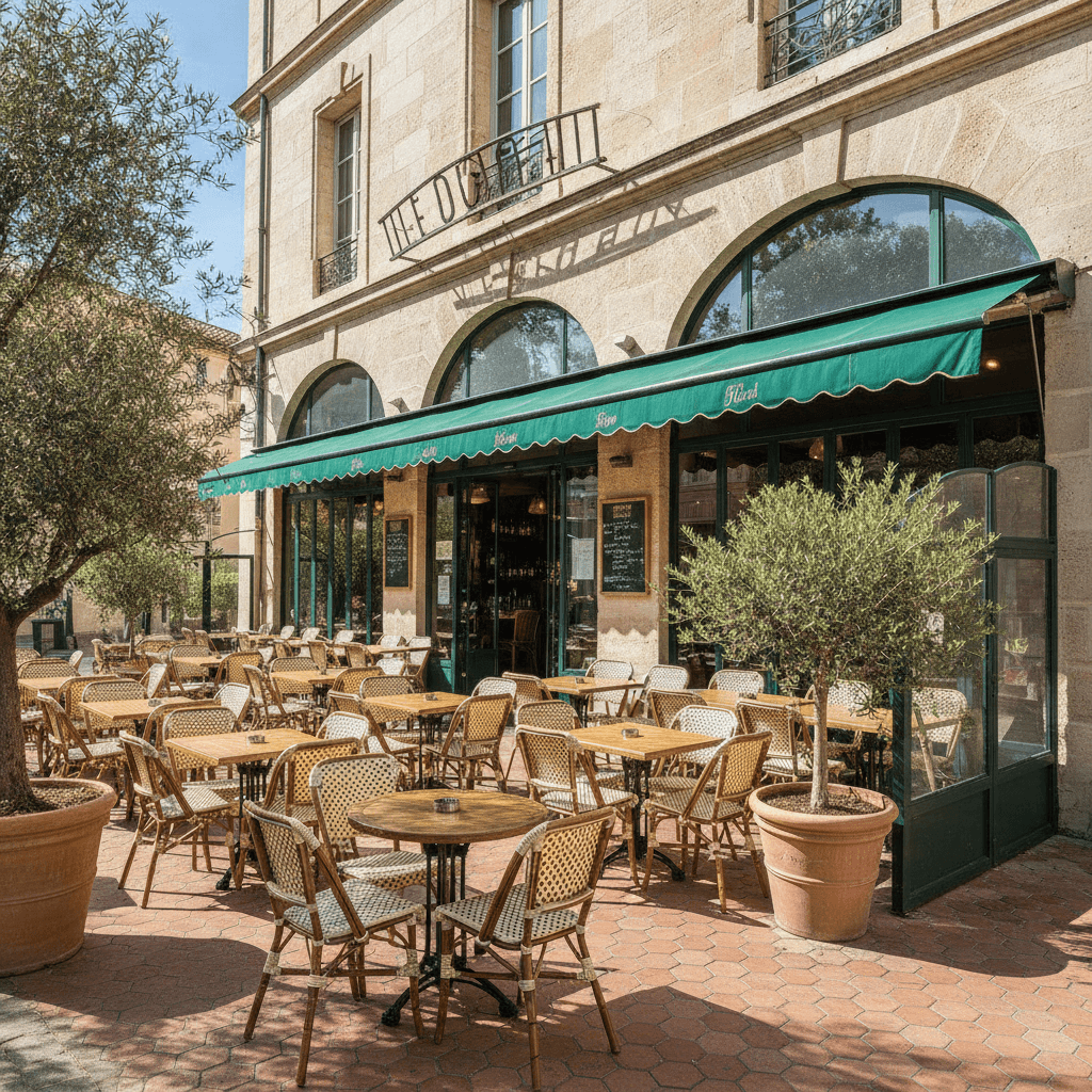 Bar-brasserie à Vaucluse : terrasse - licence IV - Image 1