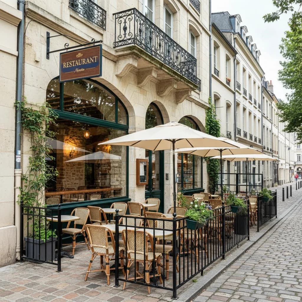 Restaurant 90m² à Nantes : terrasse - licence IV - Image 1