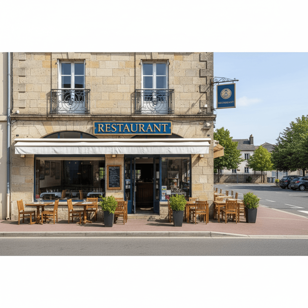 Restaurant 200m² à Nantes : terrasse - parking - Image 1