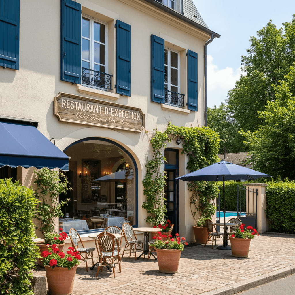 Restaurant 670m² à Saint-Bonnet-De-Mure : terrasse - licence IV - Image 1