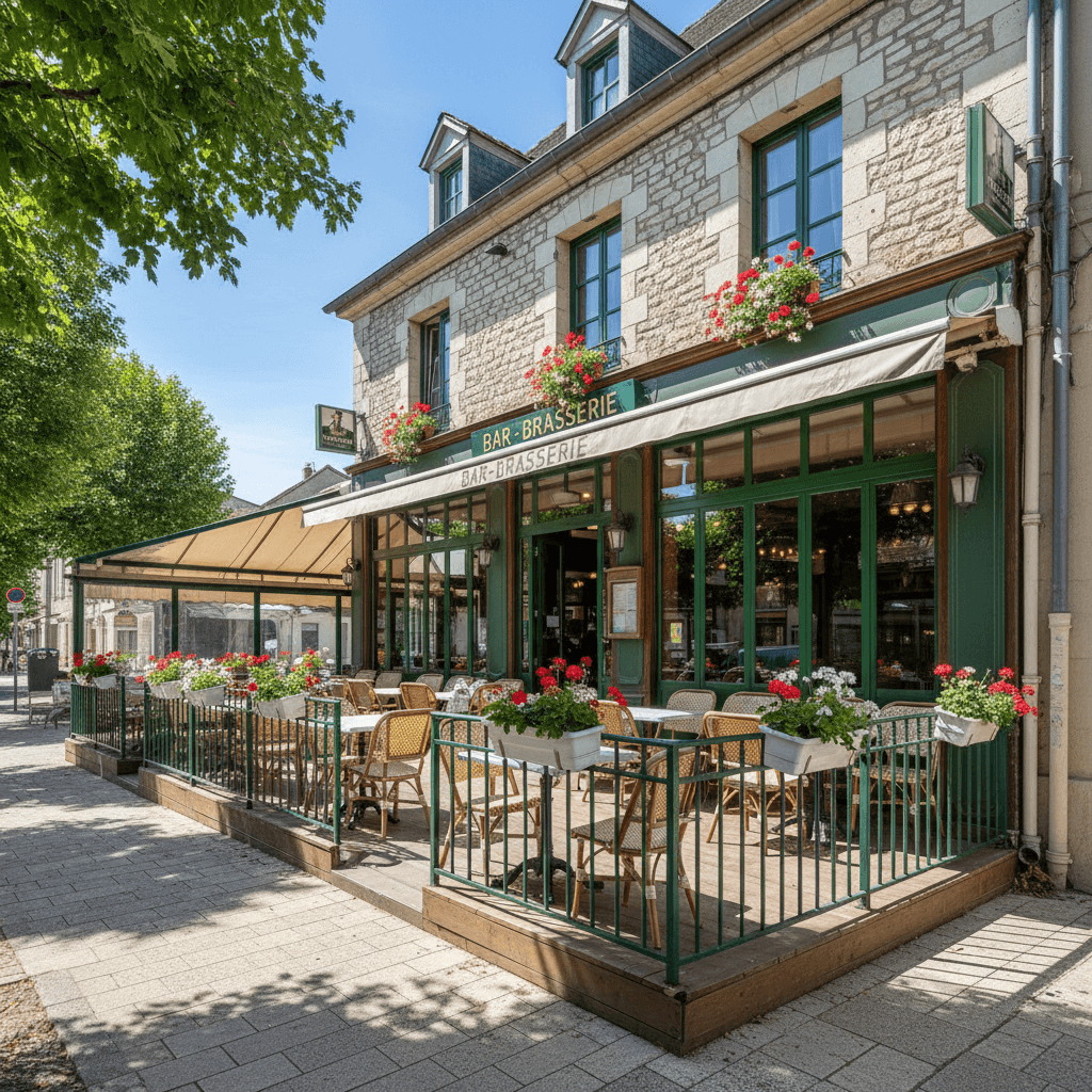 Bar-brasserie 243m² à Montélimar : terrasse - licence IV - Image 1