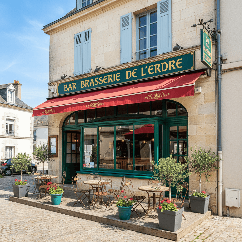 Bar-brasserie 200m² à La Chapelle-Sur-Erdre : terrasse - licence IV - Image 1