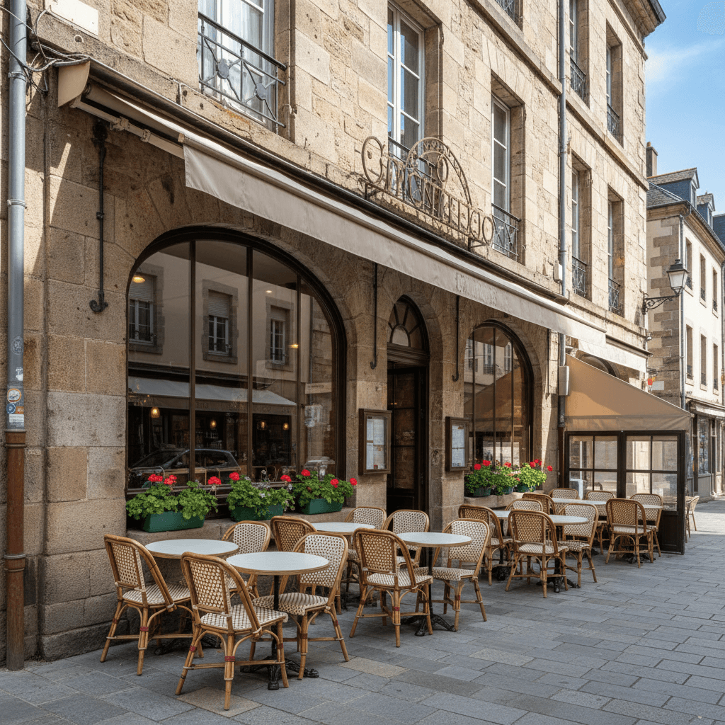 Restaurant 110m² à Clermont-Ferrand : terrasse - extraction
