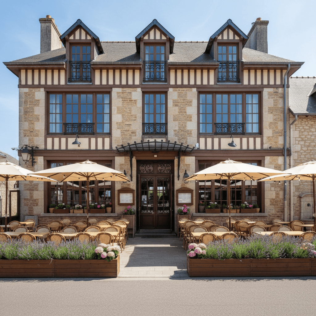 Restaurant spacieux avec terrasse à Saint-Germain-sur-Ay - Image 1