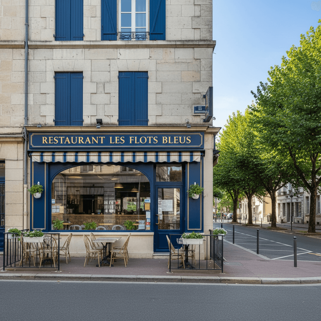 Restaurant à Nantes : terrasse - extraction - Image 1