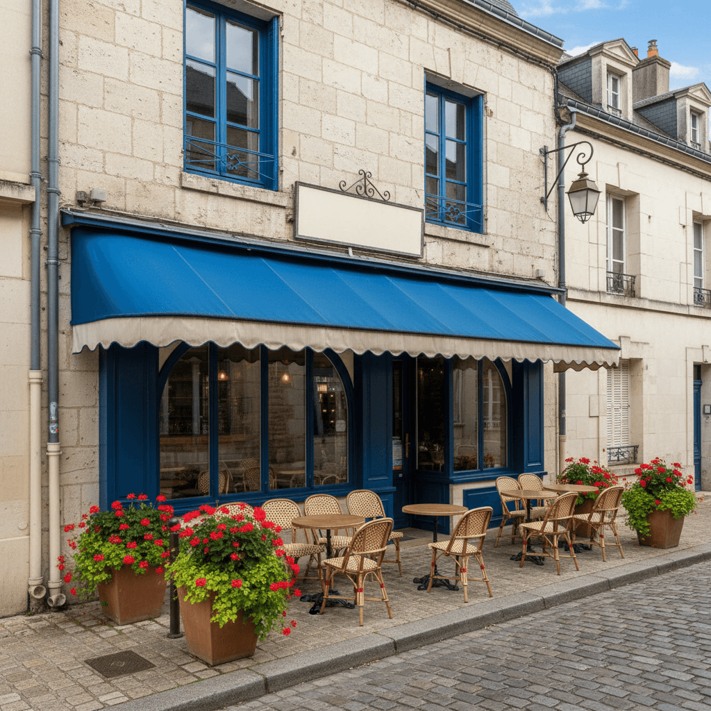 Restaurant à La Roche-Sur-Yon : terrasse - Image 1