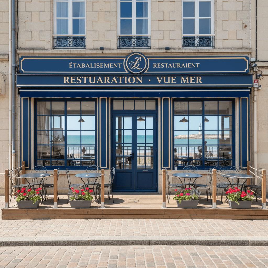 Restaurant 80m² à Le Crotoy : terrasse - licence IV - Image 1