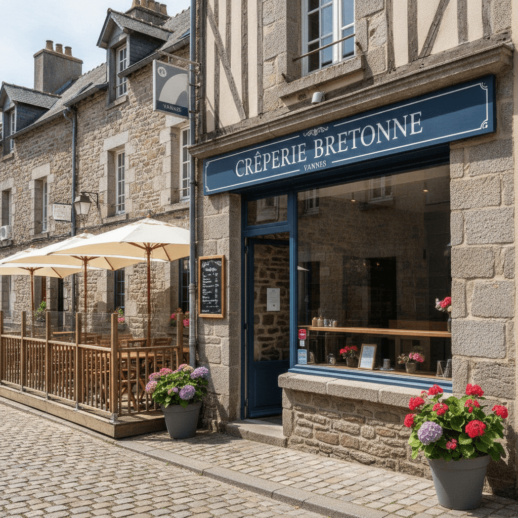 Restaurant à Vannes : terrasse - extraction - Image 1