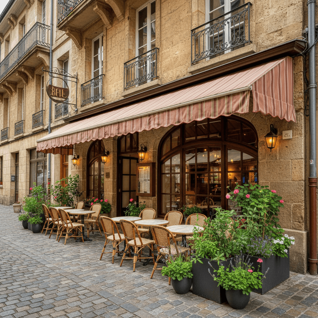 Restaurant à Grenoble : terrasse - licence IV