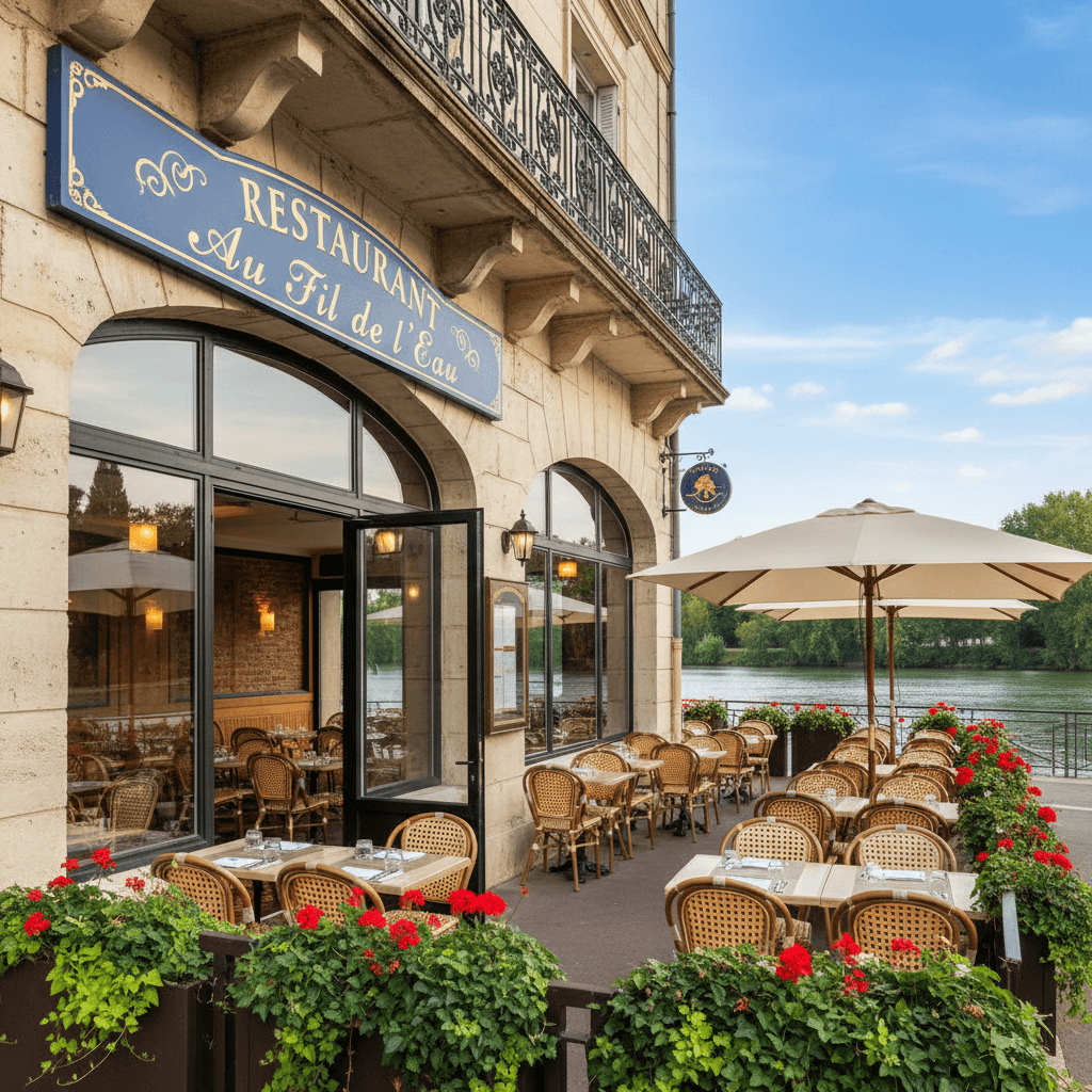 Restaurant 400m² à Albigny-Sur-Saône : terrasse - licence IV - Image 1