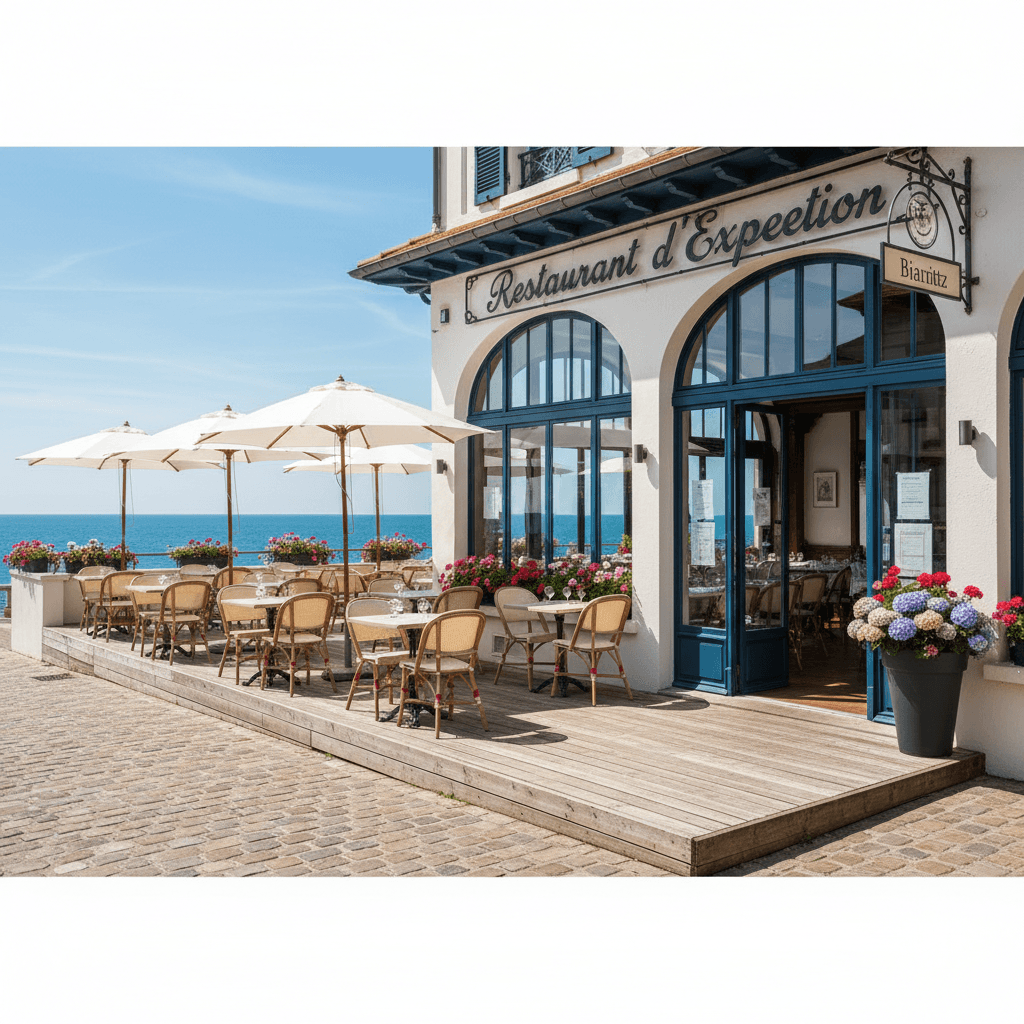 Restaurant 52m² à Biarritz : terrasse - licence IV - Image 1